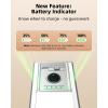 imageEZVALO Under Cabinet Lighting Wireless 80 LED Rechargeable Motion Sensor Light Indoor Under Counter Lights for Kitchen 3 Color Temps Dimmable Closet Lights with Battery Indicator10 inch10 inch  6Pack