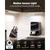 imageEZVALO Under Cabinet Lighting Wireless 80 LED Rechargeable Motion Sensor Light Indoor Under Counter Lights for Kitchen 3 Color Temps Dimmable Closet Lights with Battery Indicator10 inch10 inch  6Pack