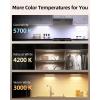 imageEZVALO 6Pack Under Cabinet Lighting with Charging Station 2000mAh Rechargeable Wireless Motion Sensor Lights 3 Color Temps Dimmable Timer Magnetic with Remote Control for Kitchen Closet Stair6Pack with Station