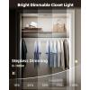 imageEZVALO Motion Sensor Closet Lights 2 Pack Rechargeable LED Lights with Rotatable Sensor GlareFree 3 Color Temps ampamp Dimmable Magnetic Under Cabinet Lighting for Closet Pantry1Pack