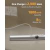 imageEZVALO Motion Sensor Closet Lights 2 Pack Rechargeable LED Lights with Rotatable Sensor GlareFree 3 Color Temps ampamp Dimmable Magnetic Under Cabinet Lighting for Closet Pantry2Pack