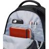 imageUnder Armour Unisex Hustle 50 Backpack004 Black  Black Medium Heather  Metallic Gold Luster