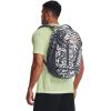 imageUnder Armour Unisex Hustle 50 Backpack104 White  Pitch Gray  Metallic Light Copper