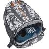 imageUnder Armour Unisex Hustle 50 Backpack104 White  Pitch Gray  Metallic Light Copper