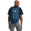 imageUnder Armour Unisex Hustle 50 Backpack414 Static Blue  Static Blue  Metallic Harbor Blue