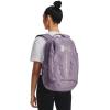 imageUnder Armour Unisex Hustle 50 Backpack550 Violet Gray  Violet Gray  Metallic Champagne Gold