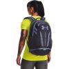imageUnder Armour Unisex Hustle 50 Backpack559 Tempered Steel  Aurora Purple  Aurora Purple