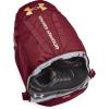 imageUnder Armour Unisex Hustle 50 BackpackLeague Red 626Metallic Gold