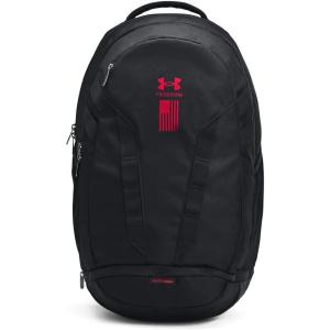 imageUnder Armour Unisex Hustle 50 Backpack017 Black  Black  Red
