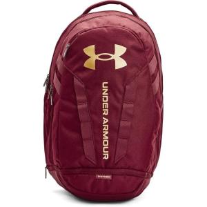 imageUnder Armour Unisex Hustle 50 BackpackLeague Red 626Metallic Gold