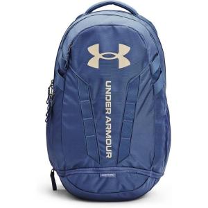 imageUnder Armour Unisex Hustle 50 BackpackMineral Blue 470Metallic Faded Gold