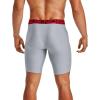 imageUnder Armour Mens MultiPack Performance Tech Boxerjock Brief 9quot Inseam AllDay Comfort ampamp SoftMod Gray Light Heather 011Jet Gray Light Heather