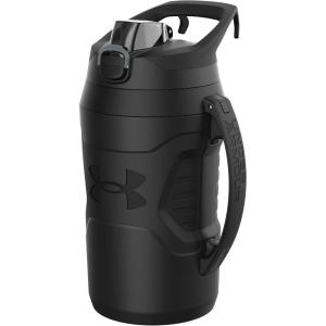 imageUnder Armour Half Gallon Water Bottle Insulated 64oz Insulated Water Bottle with Handle Sports Water Jug Fence Hook Leak Resistant for Baseball Football ampamp MoreBlack