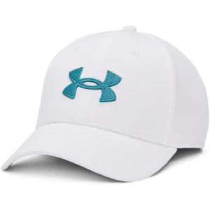 imageUnder Armour Mens Blitzing Cap Stretch Fit101 White   Glacier Blue