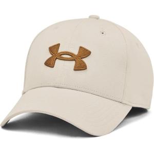 imageUnder Armour Mens Blitzing Cap Stretch Fit110 Summit White   Yellow Ochre