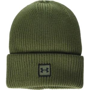 imageUnder Armour Mens Halftime Ribbed Beanie390 Marine Od Green   Black