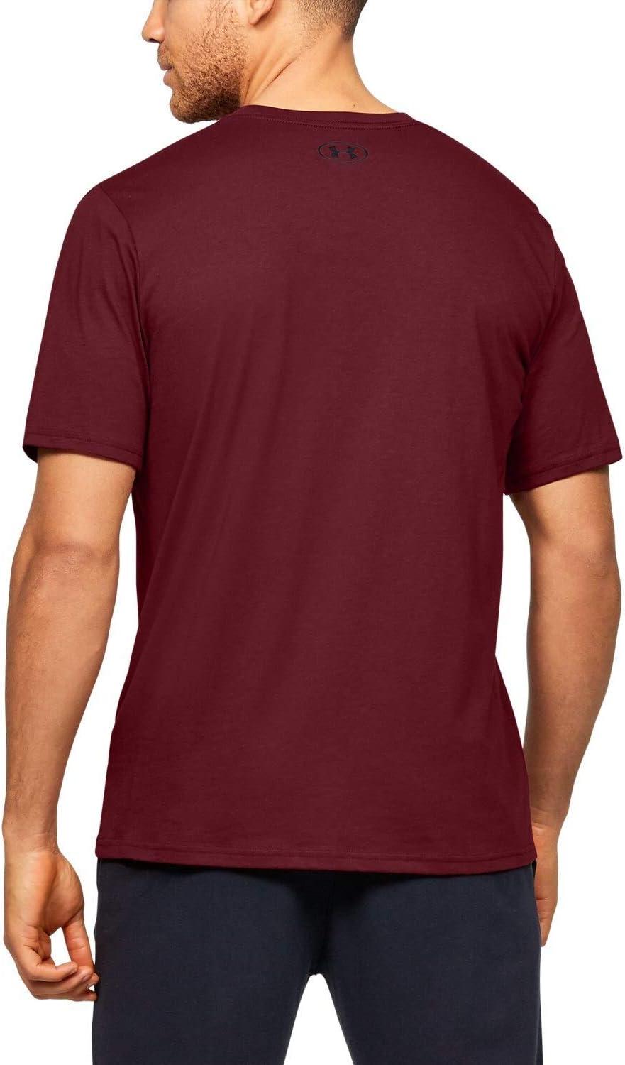 imageUnder Armour Mens Sportstyle Colorblock TShirtCordova 615Black