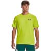 imageUnder Armour Mens Sportstyle Colorblock TShirt324 Velocity  Black  Black