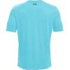 imageUnder Armour Mens Sportstyle Colorblock TShirt433 Glacier Blue  Black  Black