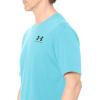 imageUnder Armour Mens Sportstyle Colorblock TShirt433 Glacier Blue  Black  Black