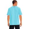 imageUnder Armour Mens Sportstyle Colorblock TShirt433 Glacier Blue  Black  Black