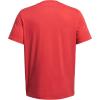 imageUnder Armour Mens Sportstyle Colorblock TShirt814 Red Solstice   Red