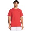 imageUnder Armour Mens Sportstyle Colorblock TShirt814 Red Solstice   Red