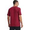 imageUnder Armour Mens Sportstyle Colorblock TShirtBlack Rose Medium Heather 664Black