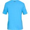imageUnder Armour Mens Sportstyle Colorblock TShirtEther Blue Medium Heather 452Black