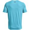 imageUnder Armour Mens Sportstyle Colorblock TShirtFresco Blue 481Black