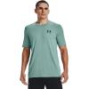 imageUnder Armour Mens Sportstyle Colorblock TShirtRetro Teal 391Black