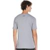 imageUnder Armour Mens Sportstyle Colorblock TShirtSteel Light Heather 036Black