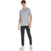 imageUnder Armour Mens Sportstyle Colorblock TShirtSteel Light Heather 036Black