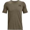 imageUnder Armour Mens Sportstyle Colorblock TShirtTent Medium Heather 361Black