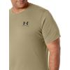 imageUnder Armour Mens Sportstyle Colorblock TShirtTent Medium Heather 361Black