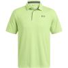 imageUnder Armour Mens Tech Golf Polo304 Morph Green   Pitch Gray