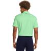 imageUnder Armour Mens Tech Golf Polo350 Matrix Green   Pitch Gray