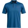 imageUnder Armour Mens Tech Golf Polo406 Photon Blue   Pitch Gray