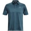 imageUnder Armour Mens Tech Golf Polo418 Static Blue   Pitch Gray