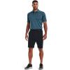 imageUnder Armour Mens Tech Golf Polo418 Static Blue   Pitch Gray