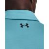 imageUnder Armour Mens Tech Golf Polo433 Glacier Blue   Black