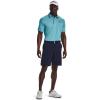 imageUnder Armour Mens Tech Golf Polo433 Glacier Blue   Black
