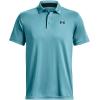 imageUnder Armour Mens Tech Golf Polo433 Glacier Blue   Black