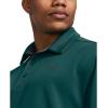 imageUnder Armour Mens Tech Golf Polo449 Hydro Teal   Pitch Gray