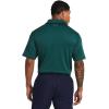 imageUnder Armour Mens Tech Golf Polo449 Hydro Teal   Pitch Gray