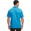 imageUnder Armour Mens Tech Golf Polo453 Ether Blue   Pitch Gray