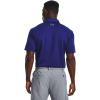 imageUnder Armour Mens Tech Golf Polo456 Bauhaus Blue  Pitch Gray  Pitch Gray