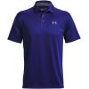 imageUnder Armour Mens Tech Golf Polo456 Bauhaus Blue  Pitch Gray  Pitch Gray