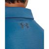 imageUnder Armour Mens Tech Golf Polo466 Cosmic Blue   Pitch Gray