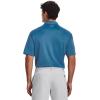 imageUnder Armour Mens Tech Golf Polo466 Cosmic Blue   Pitch Gray
